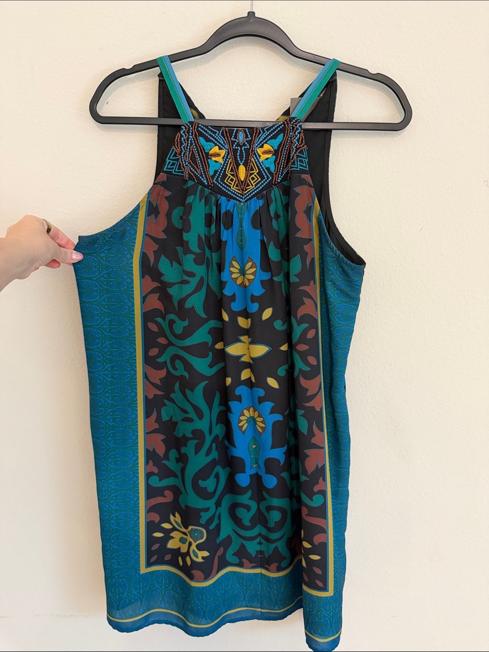 Sleeveless Halter Shift Dress One September Del Mar Dress Anthropologie - Picture 5 of 9